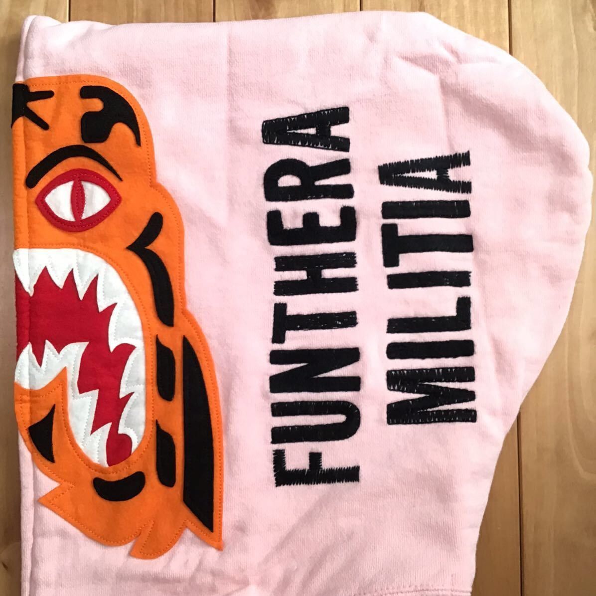 Bape × Nigo 🔥Vintage🔥 BAPE Frankentag Tiger full zip hoodie pink APE Size US XL / EU 56 / 4 - 5 Thumbnail
