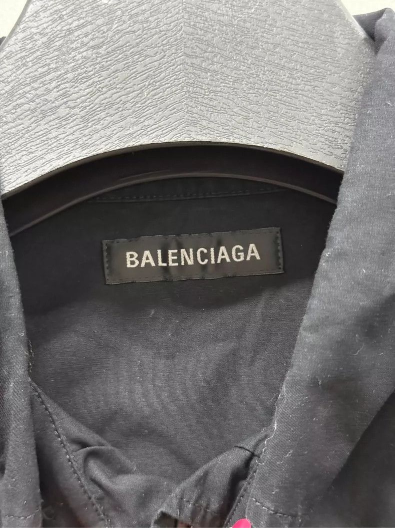 Balenciaga Balenciaga Anti-B Embroidery Short Sleeve Size US S / EU 44-46 / 1 - 4 Thumbnail