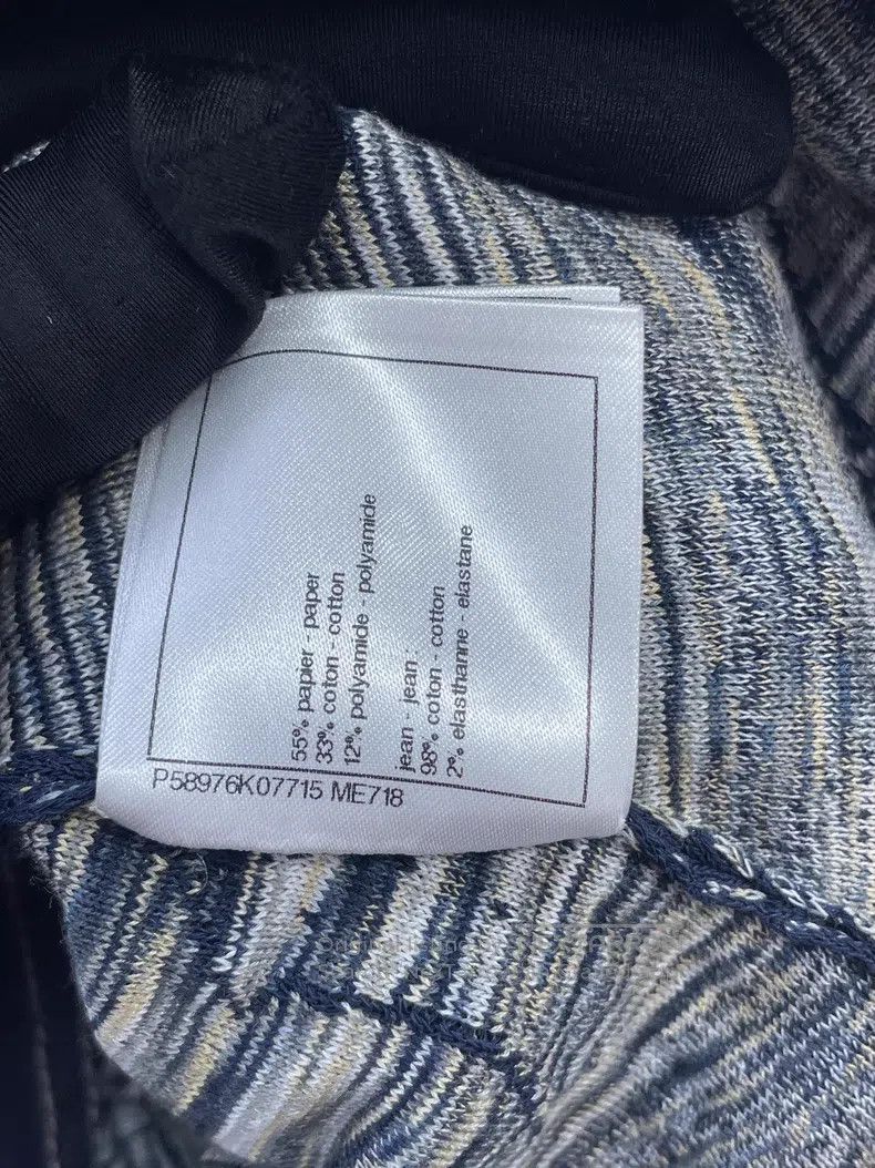 Chanel Chanel Heavy industry lace camelia denim stitching jacket Size XS / US 0-2 / IT 36-38 - 8 Thumbnail