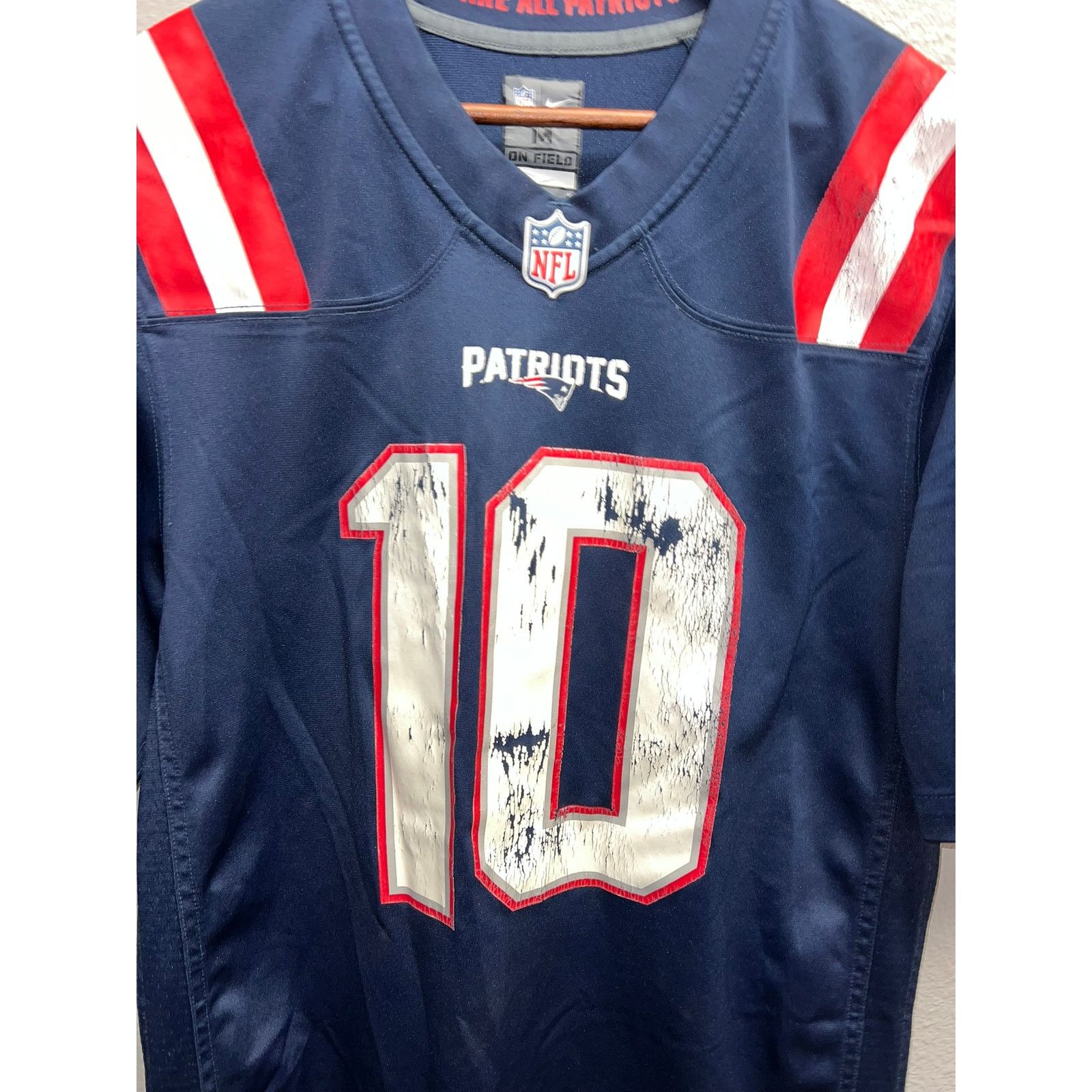 Nike New England Patriots Jersey Mac Jones Nike Blue NFL Medium Size US M / EU 48-50 / 2 - 2 Thumbnail