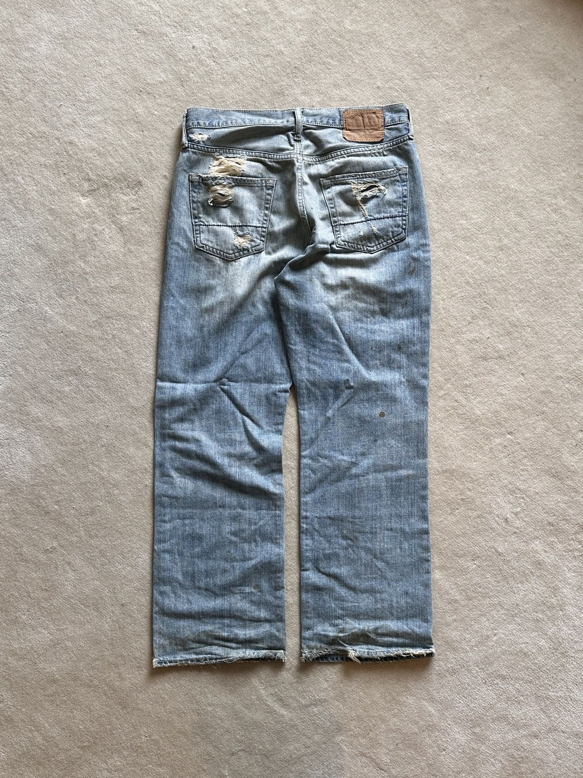 Vintage Abercrombie & Fitch Thrashed Vintage Denim | US33 Size US 33 - 7 Thumbnail
