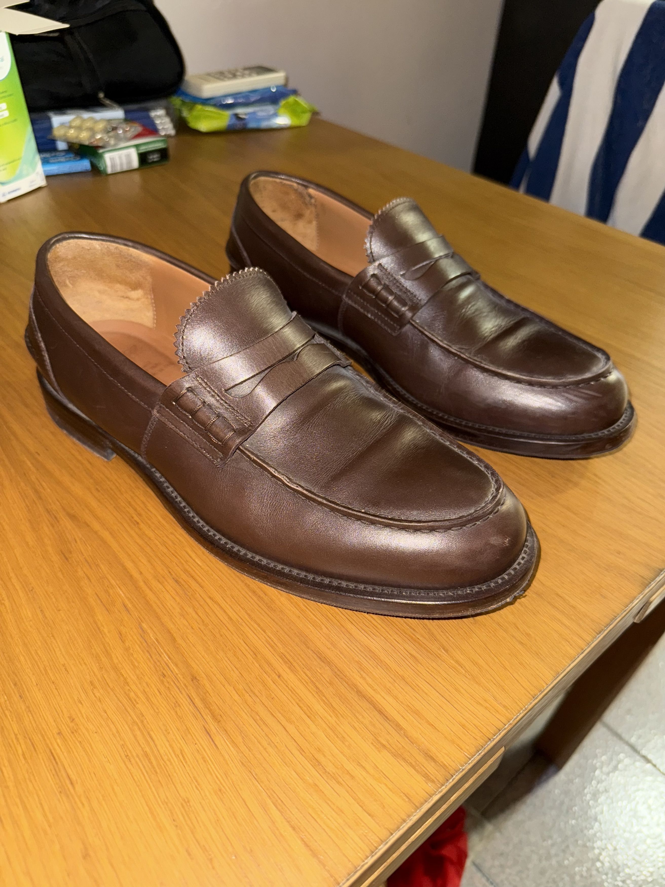 Velasca Velasca "Maester" Brown Loafers Size US 10.5 / EU 43-44 - 1 Thumbnail