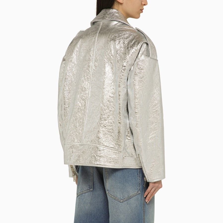 Other o1d2blof0824 Leather Jackets in Metal Size XS / US 0-2 / IT 36-38 - 3 Thumbnail