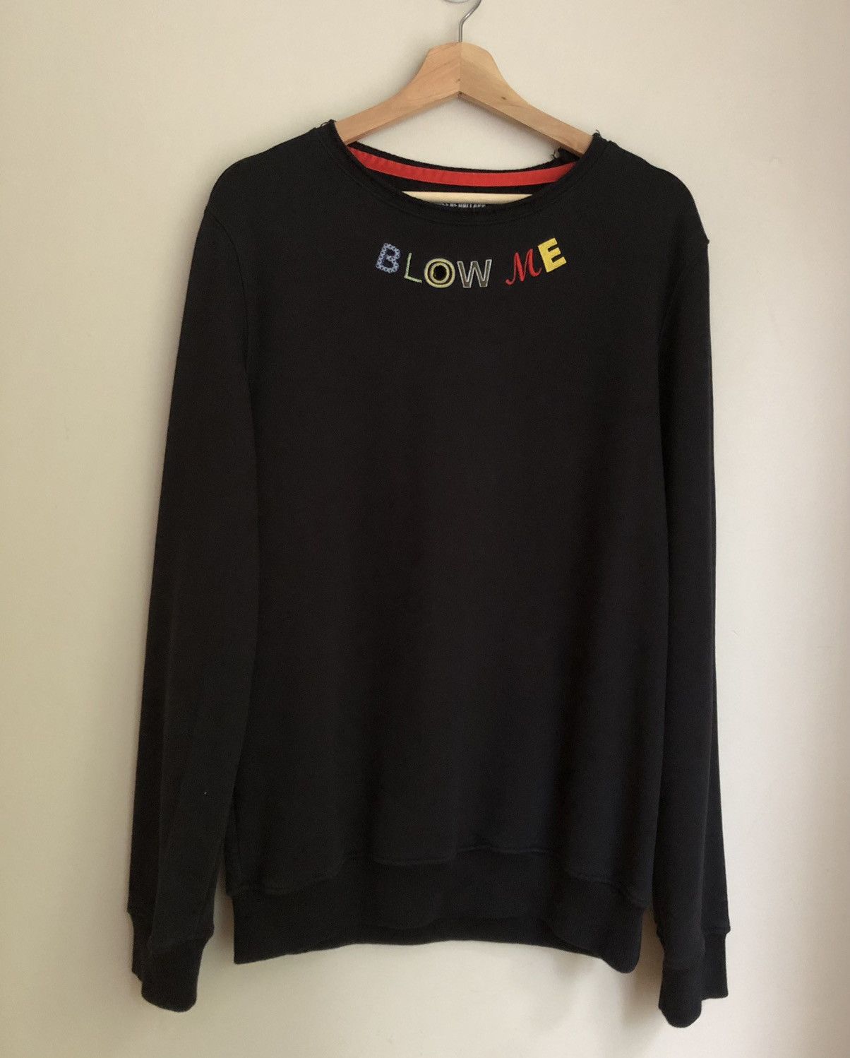 House Of Holland × Japanese Brand × Vintage House of Holland ‘BLOW ME’ Embroidered Sweatshirt Size US M / EU 48-50 / 2 - 15 Thumbnail