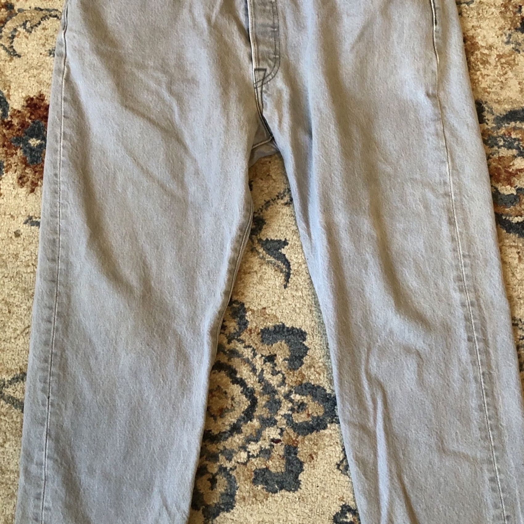 Levi's Levi's Men's 501 XX Gray Straight Button Fly 5 Pocket Jeans Size 40x30 Size US 40 / EU 56 - 3 Thumbnail