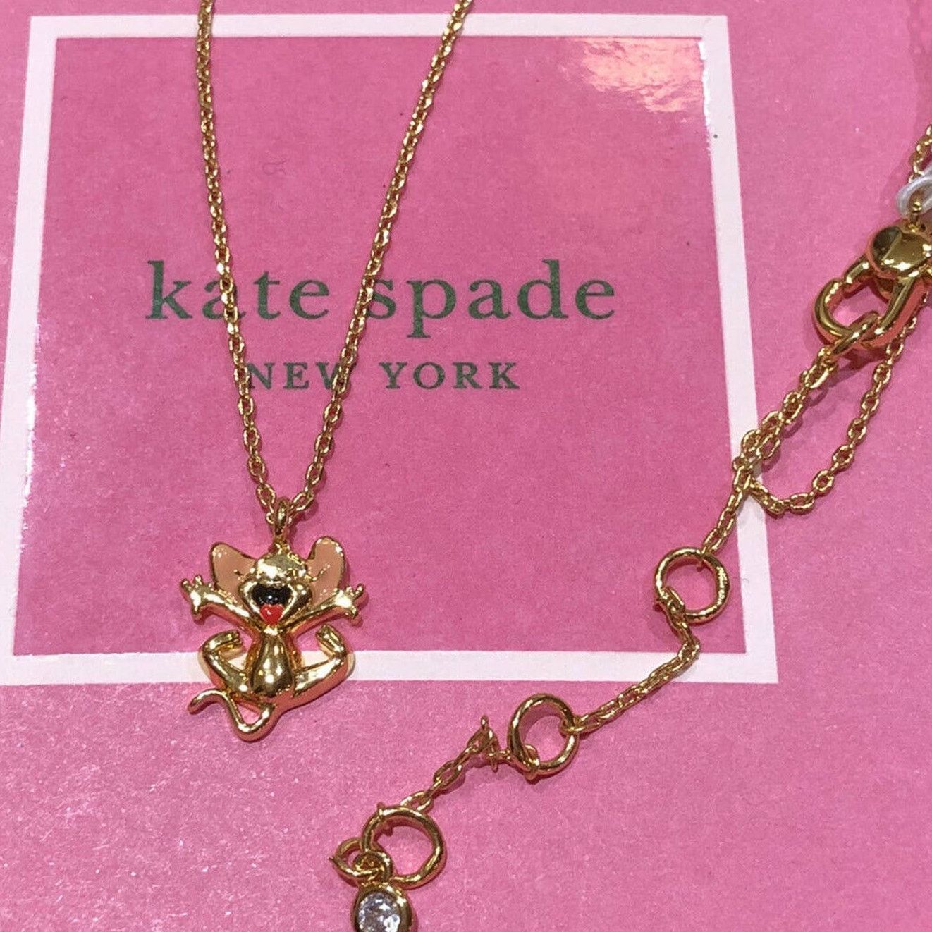 Kate Spade Kate Spade New York Tom & Jerry Mini Pendant Necklace Size ONE SIZE - 1 Thumbnail