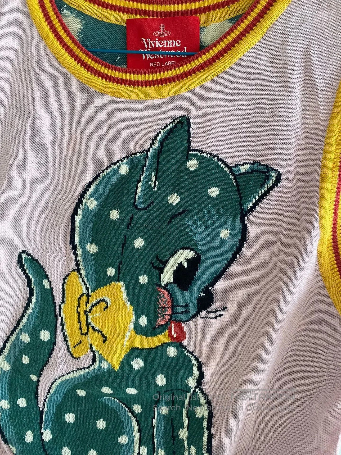Vivienne Westwood Vivienne Westwood Cat Knit Vest. Size S / US 4 / IT 40 - 2 Thumbnail