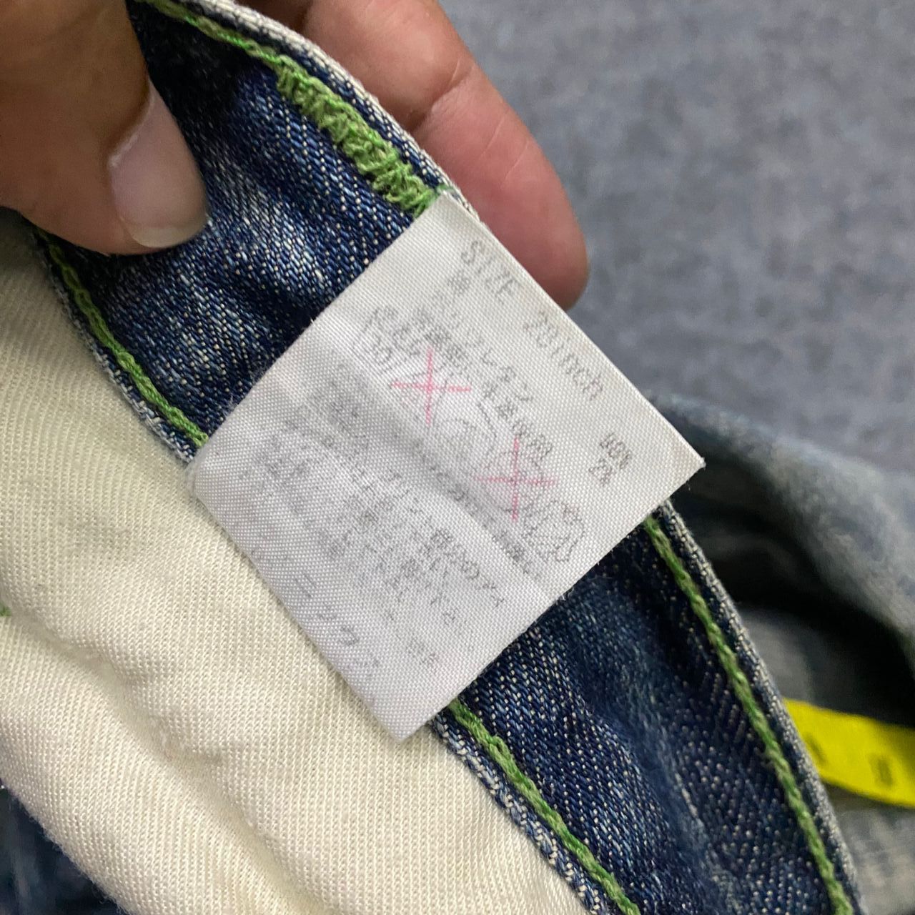 INHABIT 💥Best Offer💥Vintage Inhabitants Distressed Denim Size US 29 - 17 Thumbnail