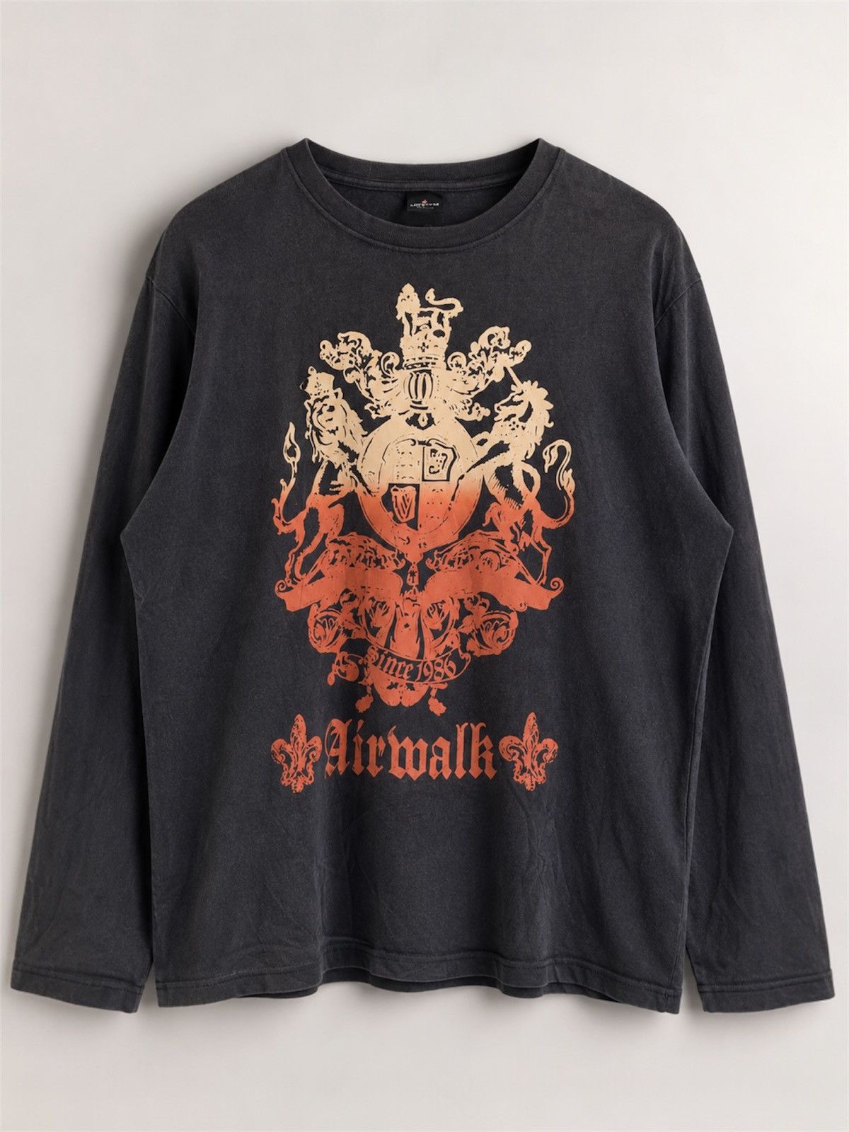 Airwalk Airwalk Y2k Sick Gothic Black Long Sleeve Size US L / EU 52-54 / 3 - 1 Thumbnail