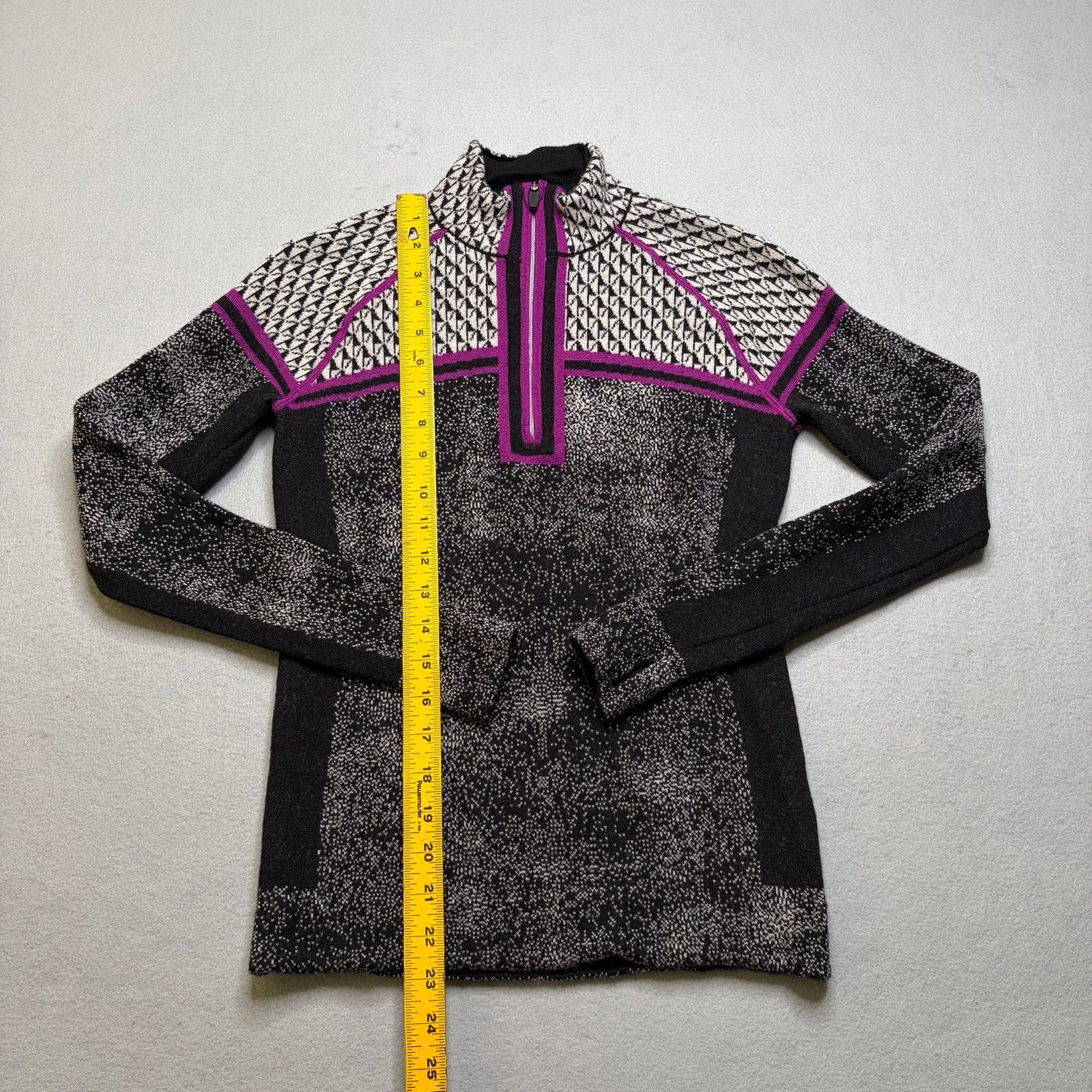 Other Krimson Klover 100% Merino Wool Quarter Zip Sweater Small Size S / US 4 / IT 40 - 5 Thumbnail