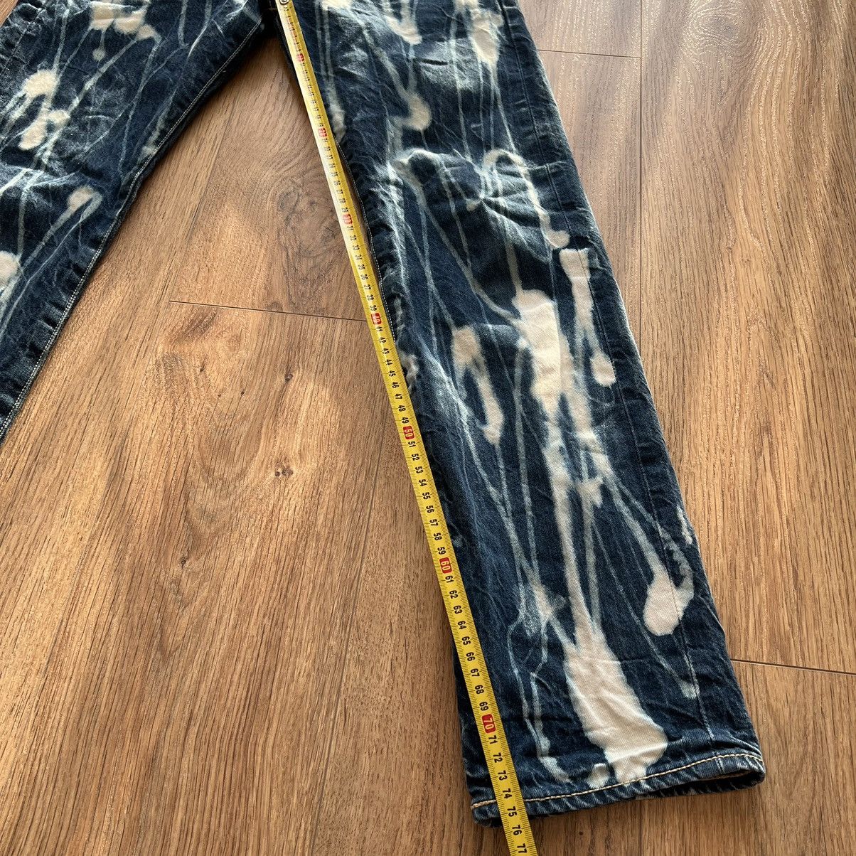 Levi's 🔥Levis selvedge denim full printed vintage pattern Size US 30 / EU 46 - 15 Thumbnail