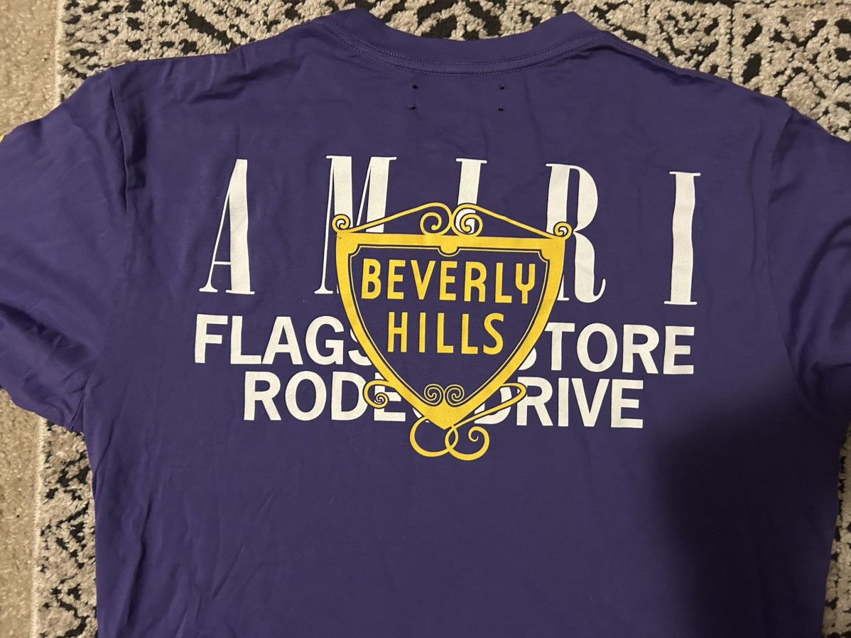 Amiri Amiri Beverly Hills Rodeo Drive Long Sleeve - Purple Small Size US M / EU 48-50 / 2 - 3 Thumbnail