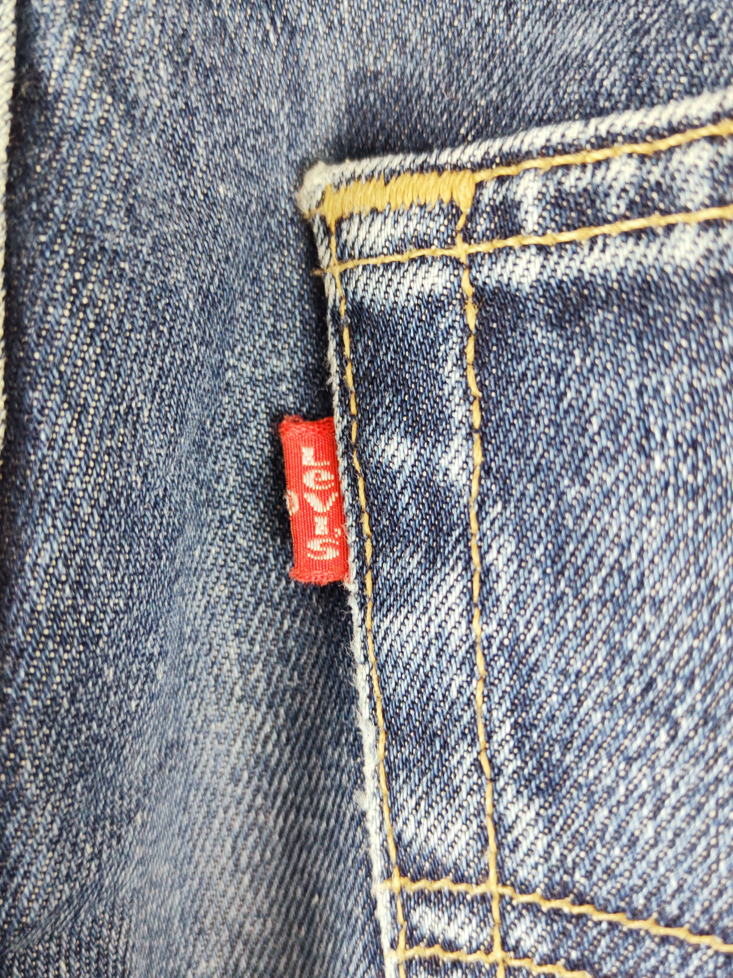 Levi's Levi's Dark Blue Distressed Ripped Jeans #S2702 Size US 35 - 8 Thumbnail