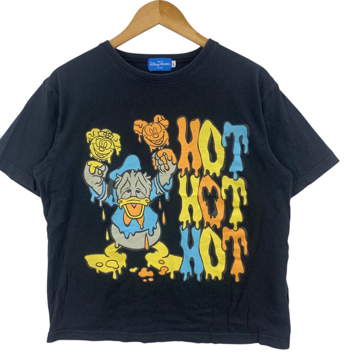 Disney DISNEY RESORT TOKYO Donald Duck Ice Cream Tee Shirt Top Size L / US 10 / IT 46 - 4 Thumbnail