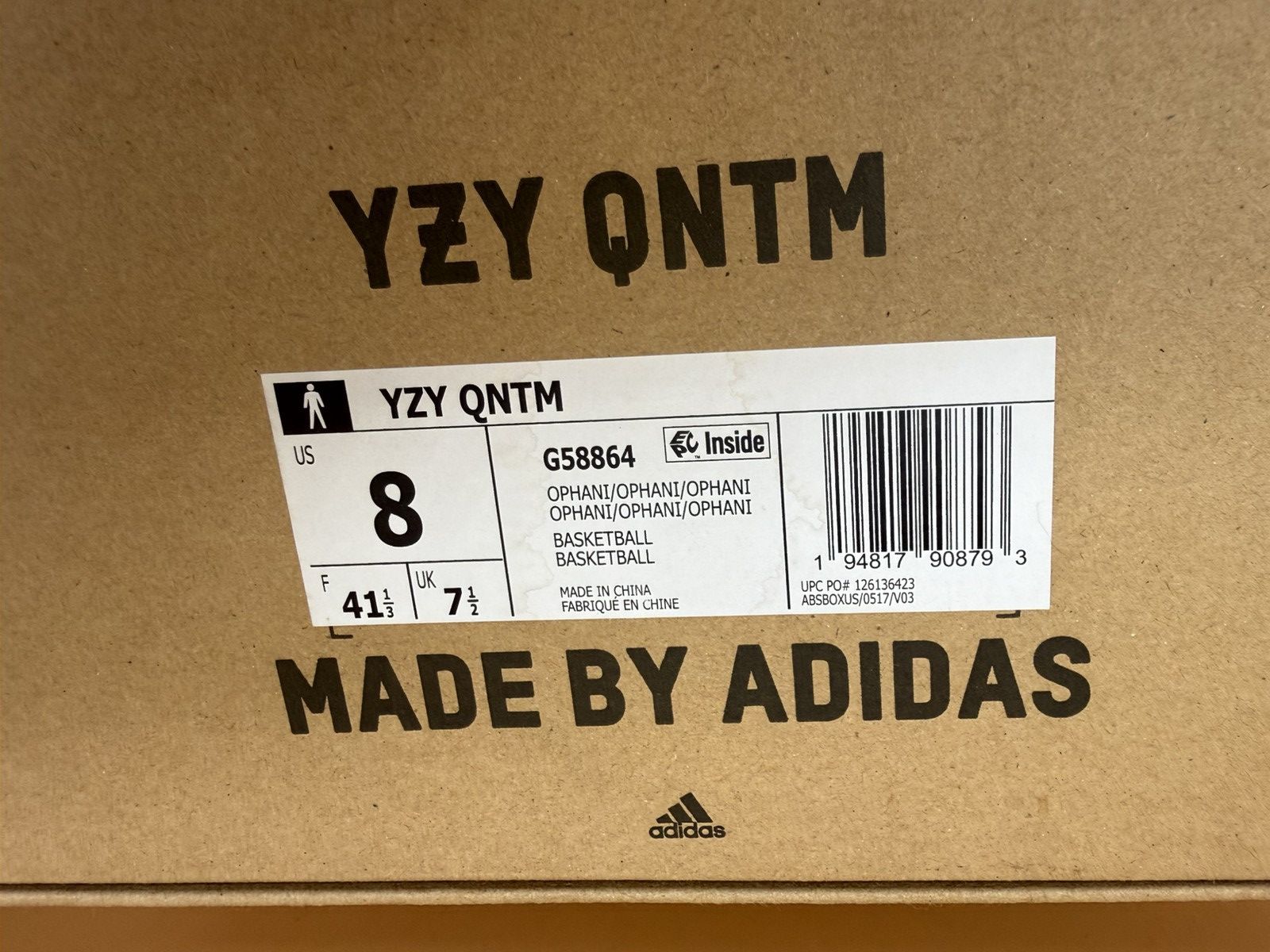 Adidas Adidas Yeezy QNTM Onyx Basketball Sneakers Size US 8 Size US 8 / EU 41 - 8 Thumbnail