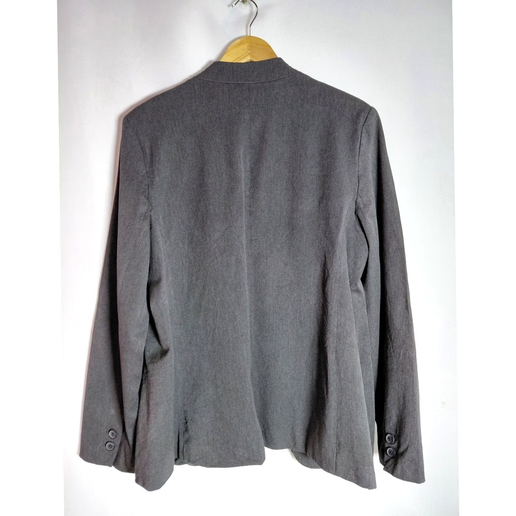 Old Navy OLD NAVY Gray Blazer Jacket XL Tall Solid Long Sleeve Men Size XL Size US XL / EU 56 / 4 - 2 Thumbnail