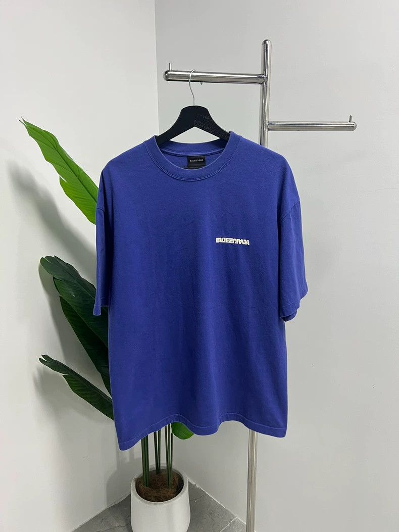 Balenciaga Balenciaga Reversed Logo Short Sleeve T-Shirt - dmc Size US M / EU 48-50 / 2 - 1 Thumbnail