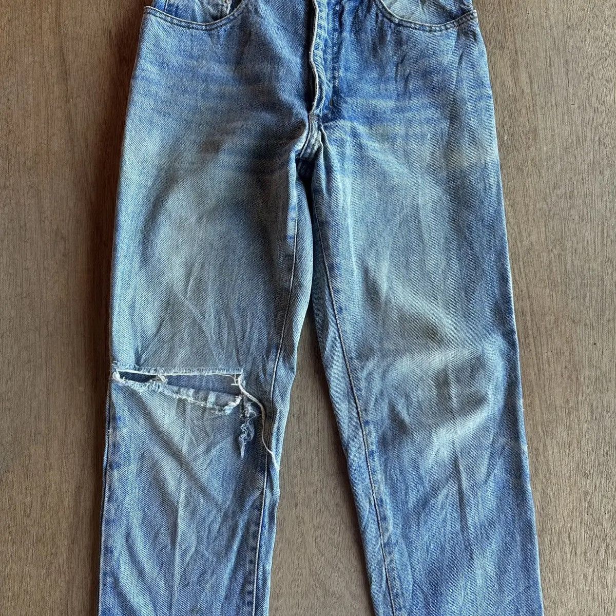 Vintage Distressed Denim🔥Vintage GUESS Jean Made In U.S.A Pants W27 Size US 27 - 4 Thumbnail