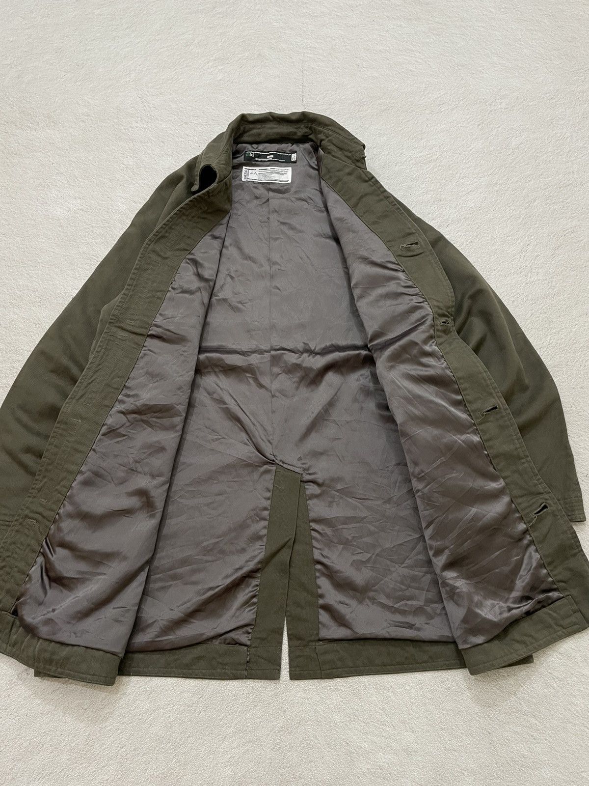 Japanese Brand Invincible x Number Nine BRTH:BREATH Olive Padded Coat Y2K Size US XL / EU 56 / 4 - 5 Thumbnail
