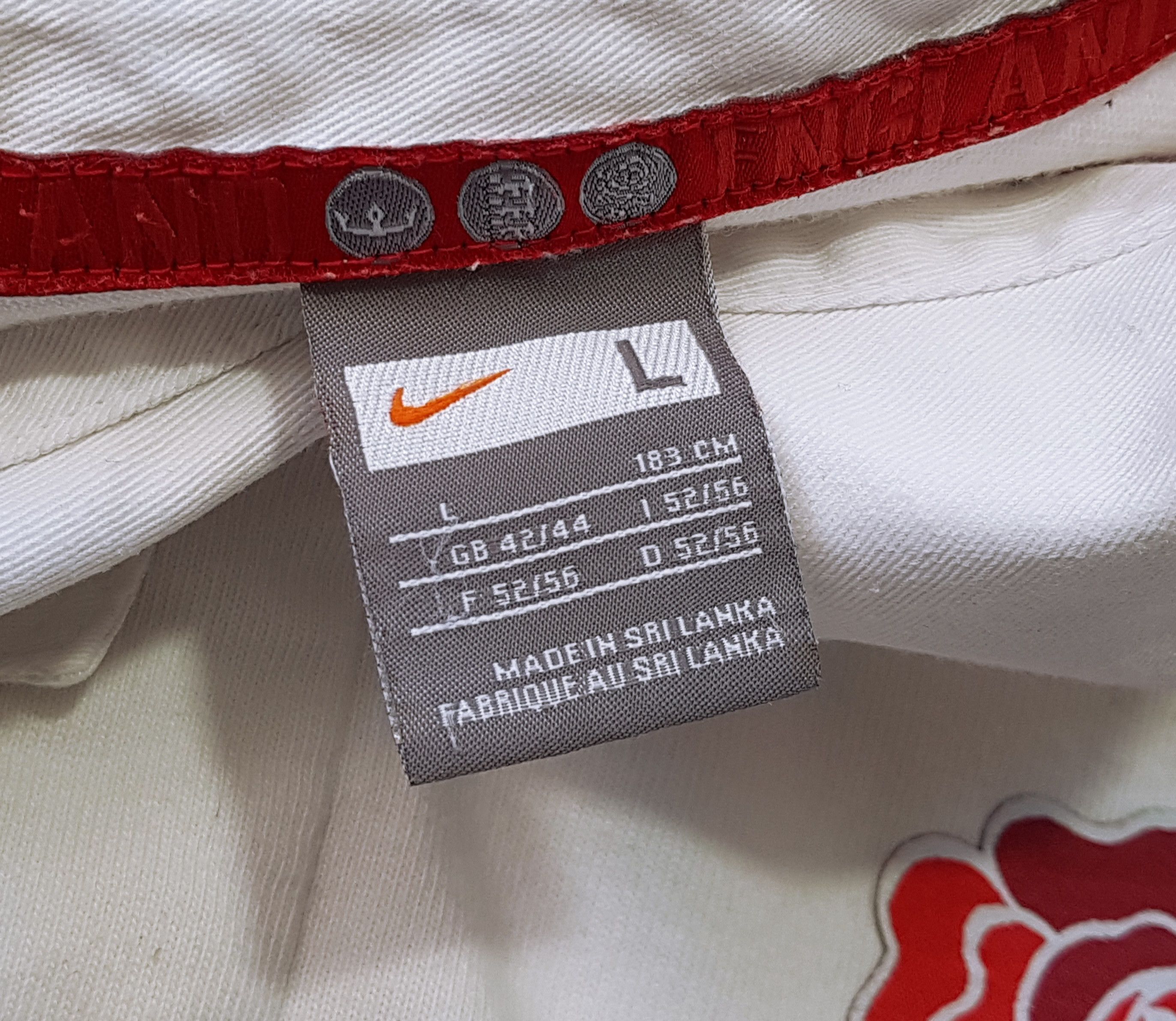 Nike Nike Vintage England O2 Team Rugby Polo Shirt Jersey sz L Size US L / EU 52-54 / 3 - 10 Thumbnail