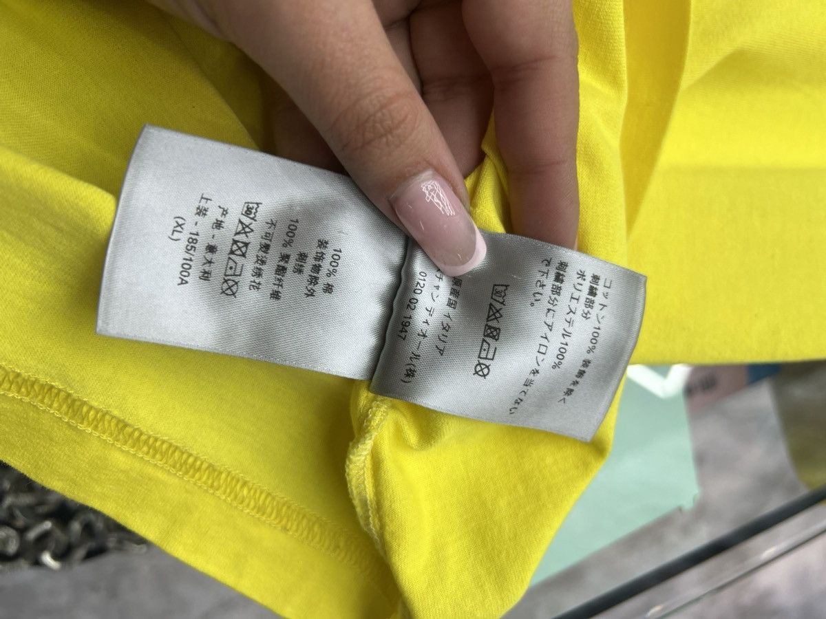 Dior Dior Yellow Tee Shirt Size US XL / EU 56 / 4 - 8 Thumbnail
