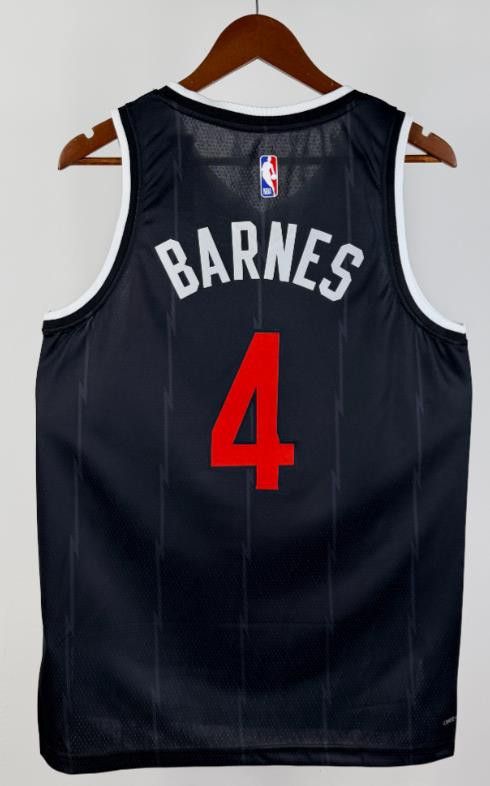 NBA Toronto Raptors #4 Scottie Barnes Jersey City Edition Size US S / EU 44-46 / 1 - 2 Thumbnail