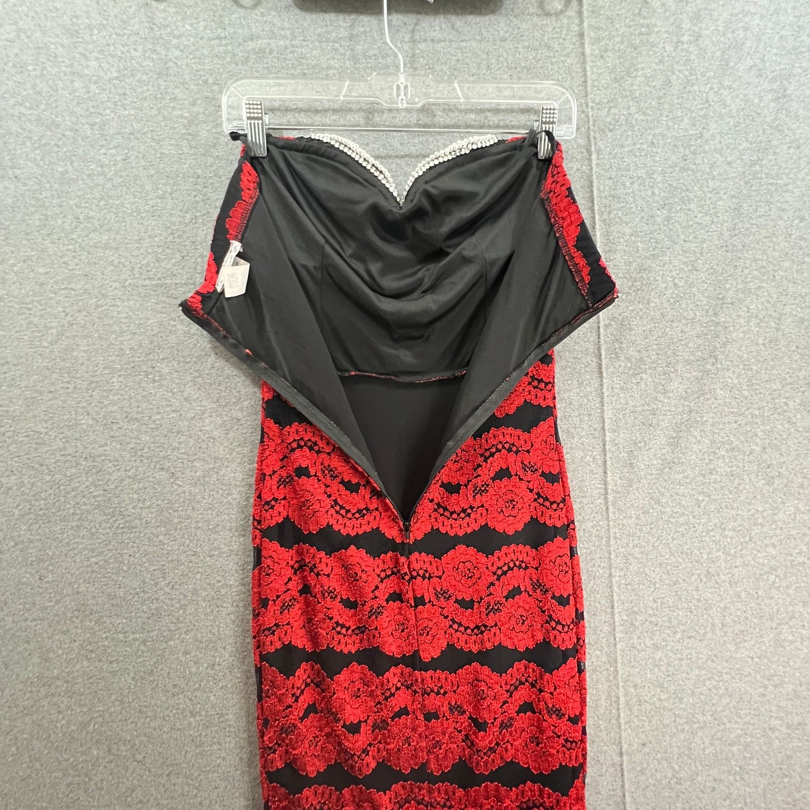 Other La Scala Red Lace Dress Women Size Medium Evening Size M / US 6-8 / IT 42-44 - 9 Thumbnail