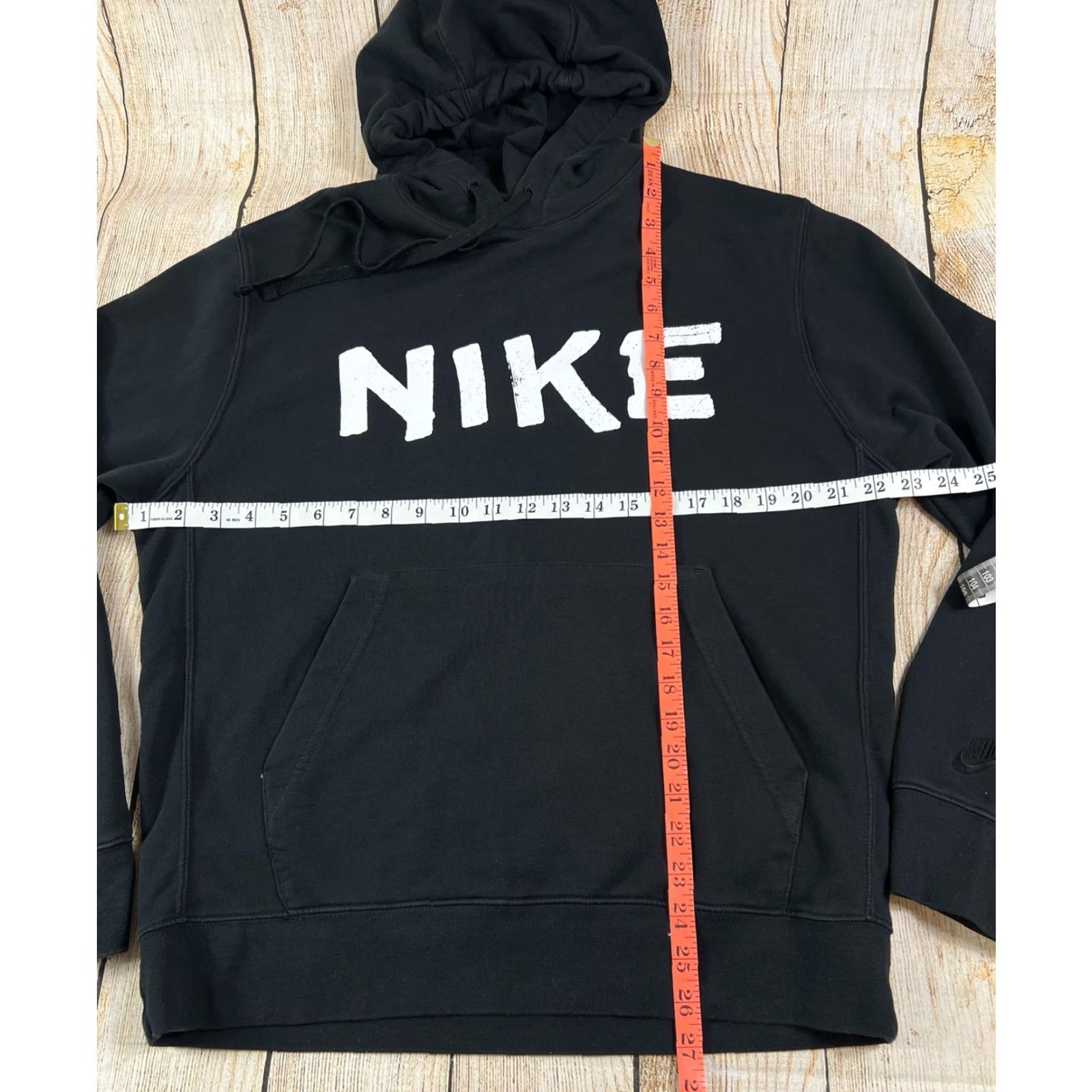 Nike VINTAGE Nike Spellout Club Fleece Black Hoodie Sweatshirt Size M Men Pullover Hooded Pockets Sports Size US M / EU 48-50 / 2 - 3 Thumbnail