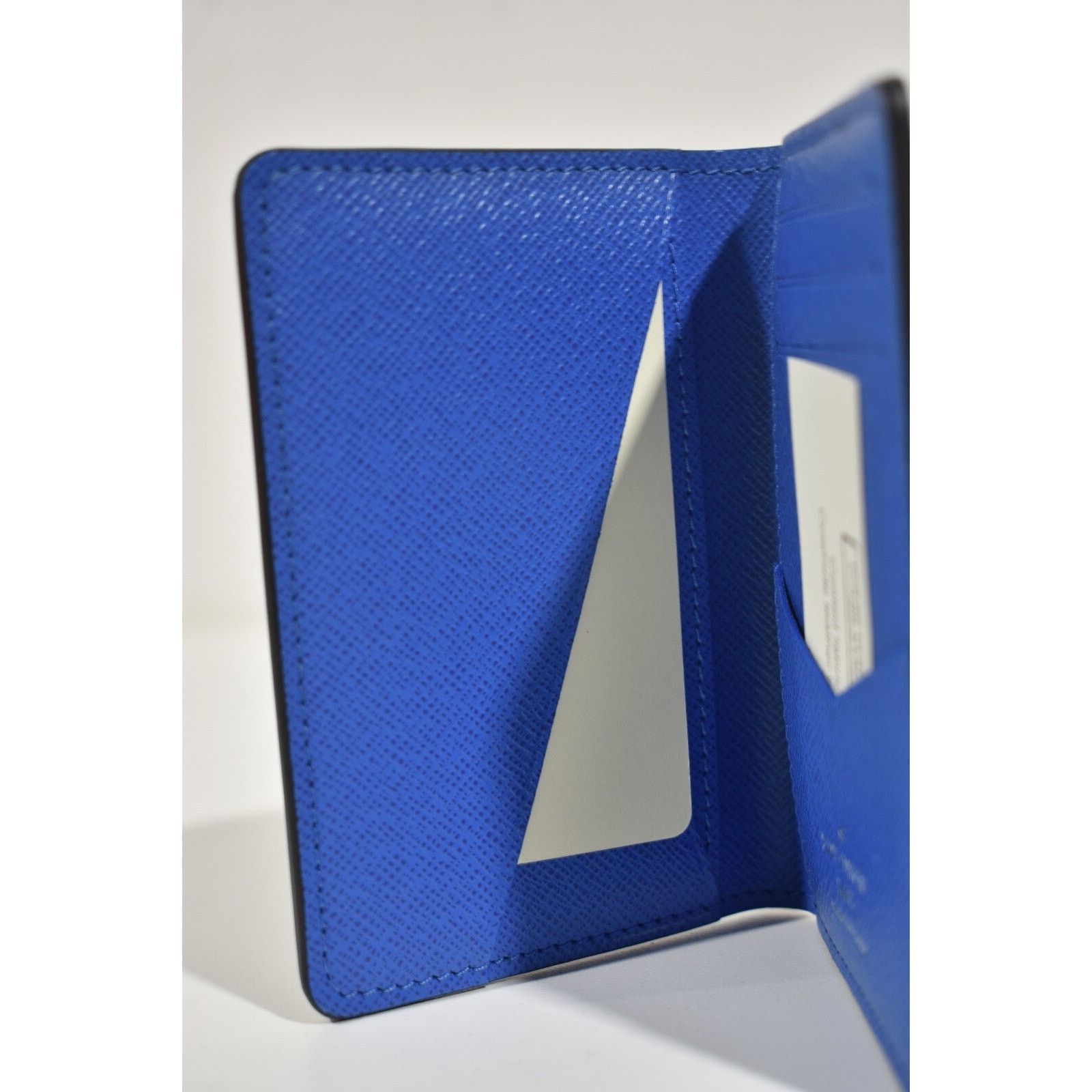 Louis Vuitton Louis Vuitton Blue Monogram Logo Pocket Organizer Wallet Size ONE SIZE - 7 Thumbnail