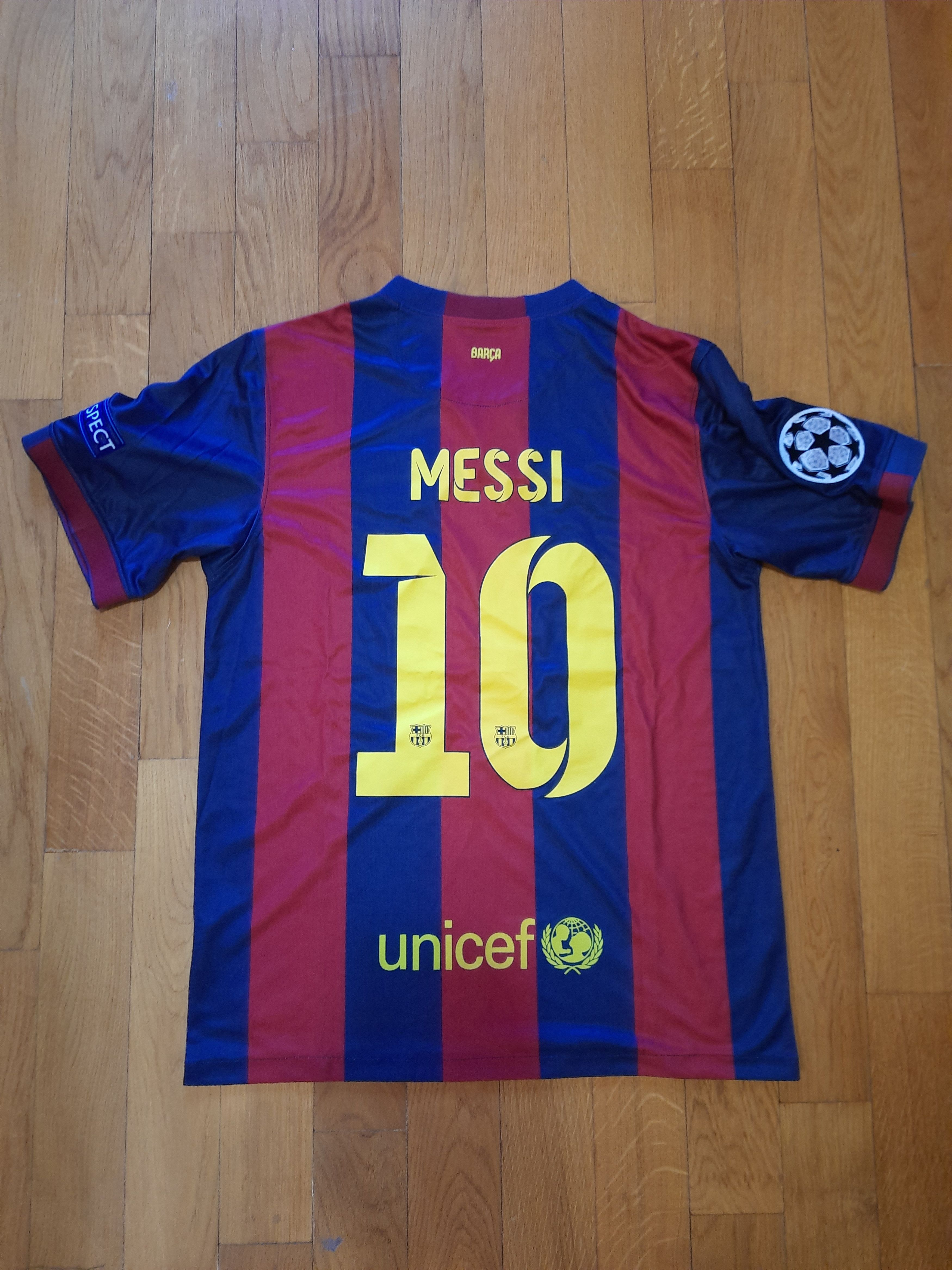 Other F C Barcelona Lionel Messi Football Soccer Size US L / EU 52-54 / 3 - 1 Thumbnail
