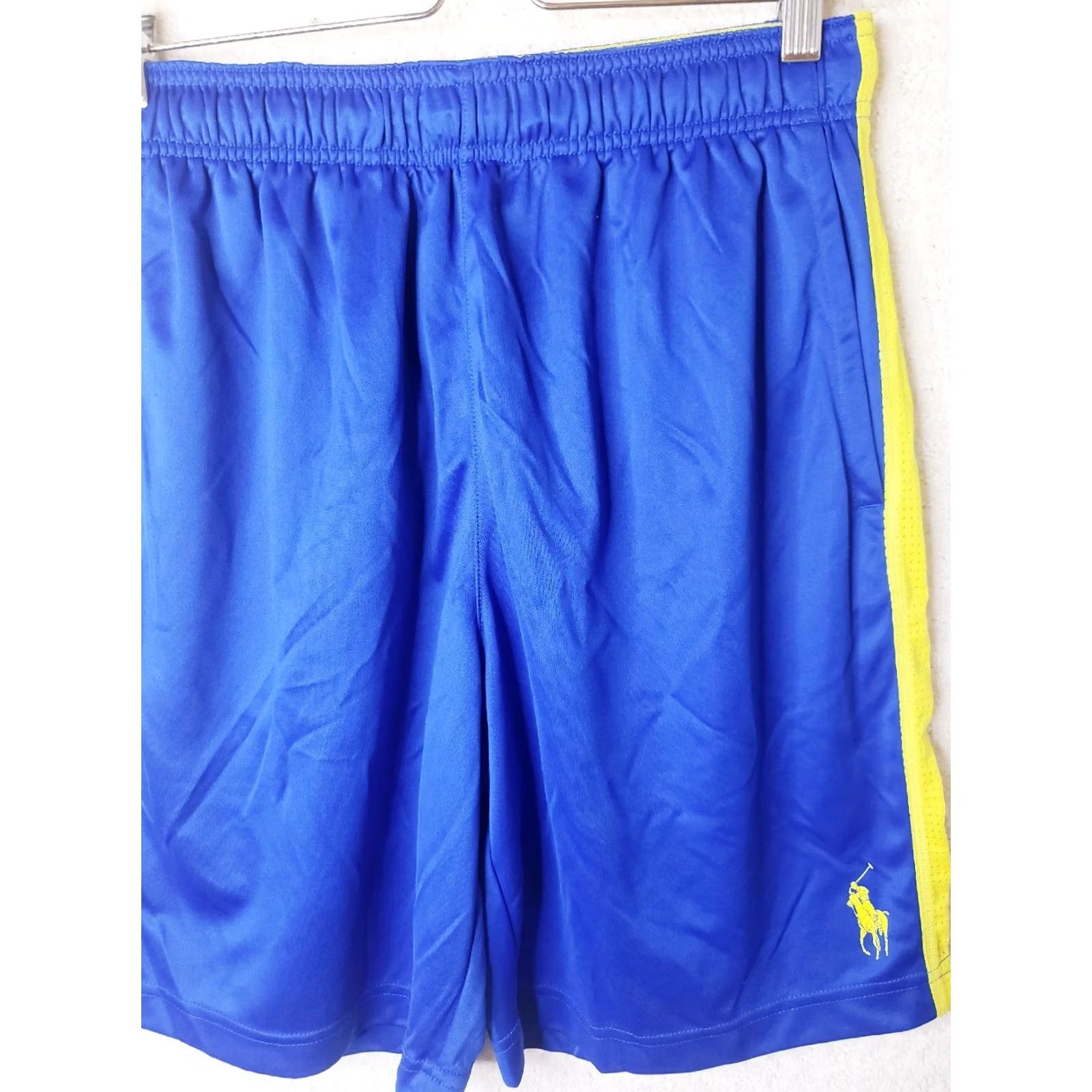 Polo Ralph Lauren Polo Ralph Lauren Shorts Men's M Blue Yellow Performance Athletic Gym Unlined Athletic Size US M / EU 48-50 / 2 - 3 Thumbnail