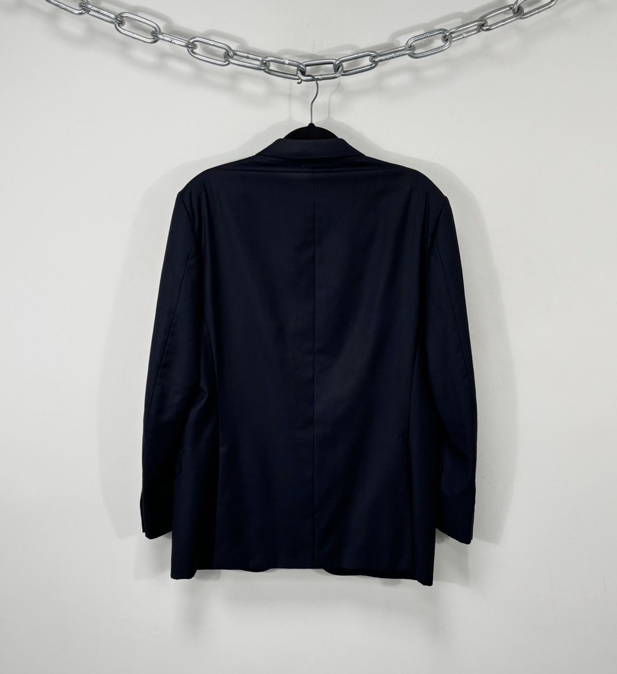 Ermenegildo Zegna Ermenegildo Zegna Men’s 3-Buttons Navy Wool Blazer Jacket Size 40R - 3 Thumbnail