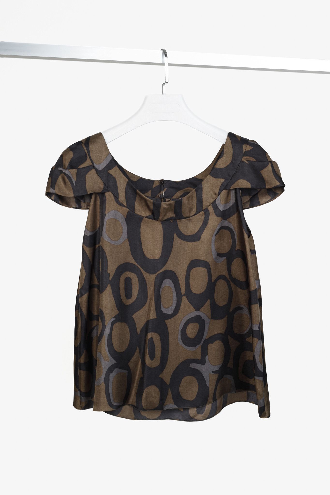 Chloe Chloe Lave Silk Geometric-Print Blouse Size M / US 6-8 / IT 42-44 - 1 Thumbnail