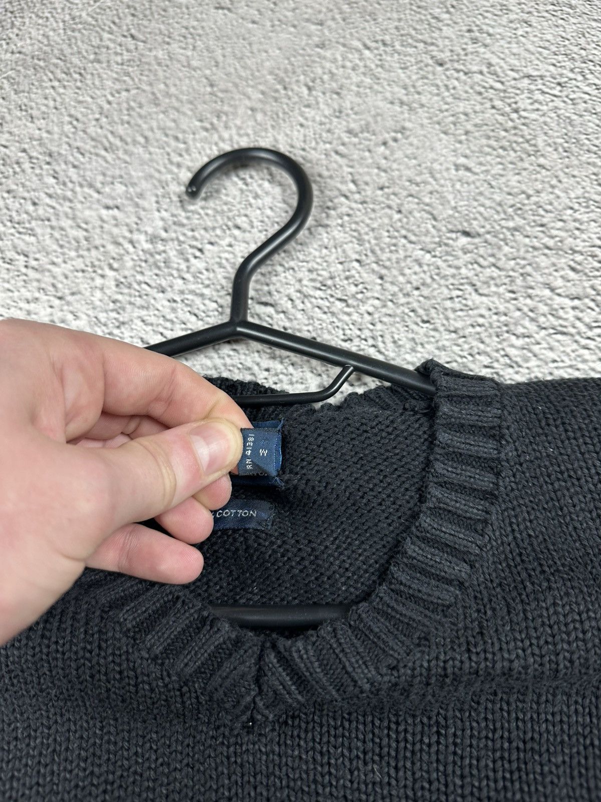 Polo Ralph Lauren Vintage Polo by Ralph Lauren Knitwear V-Neck Sweater Faded Size US M / EU 48-50 / 2 - 6 Thumbnail