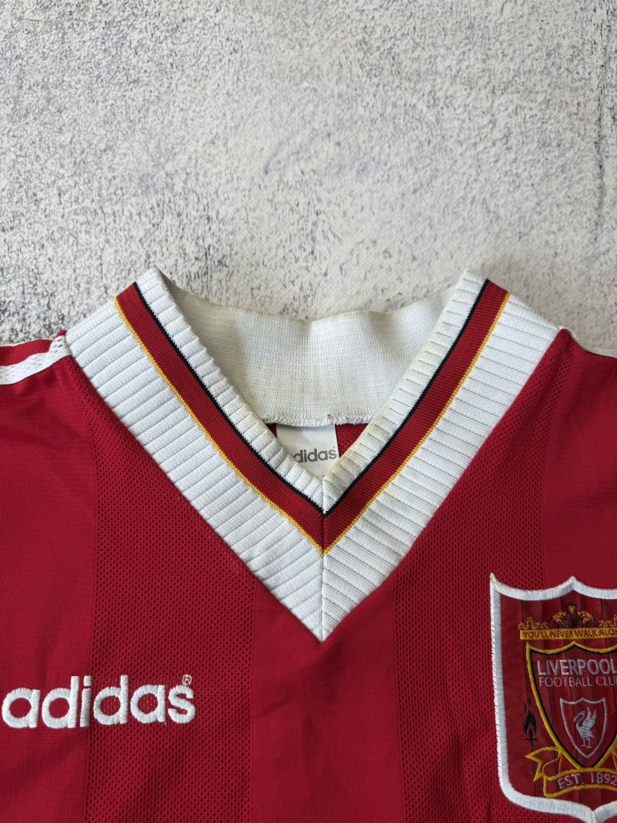 Adidas Liverpool Home Football Shirt 1995/96 Vintage XL Adidas Size US XL / EU 56 / 4 - 10 Thumbnail