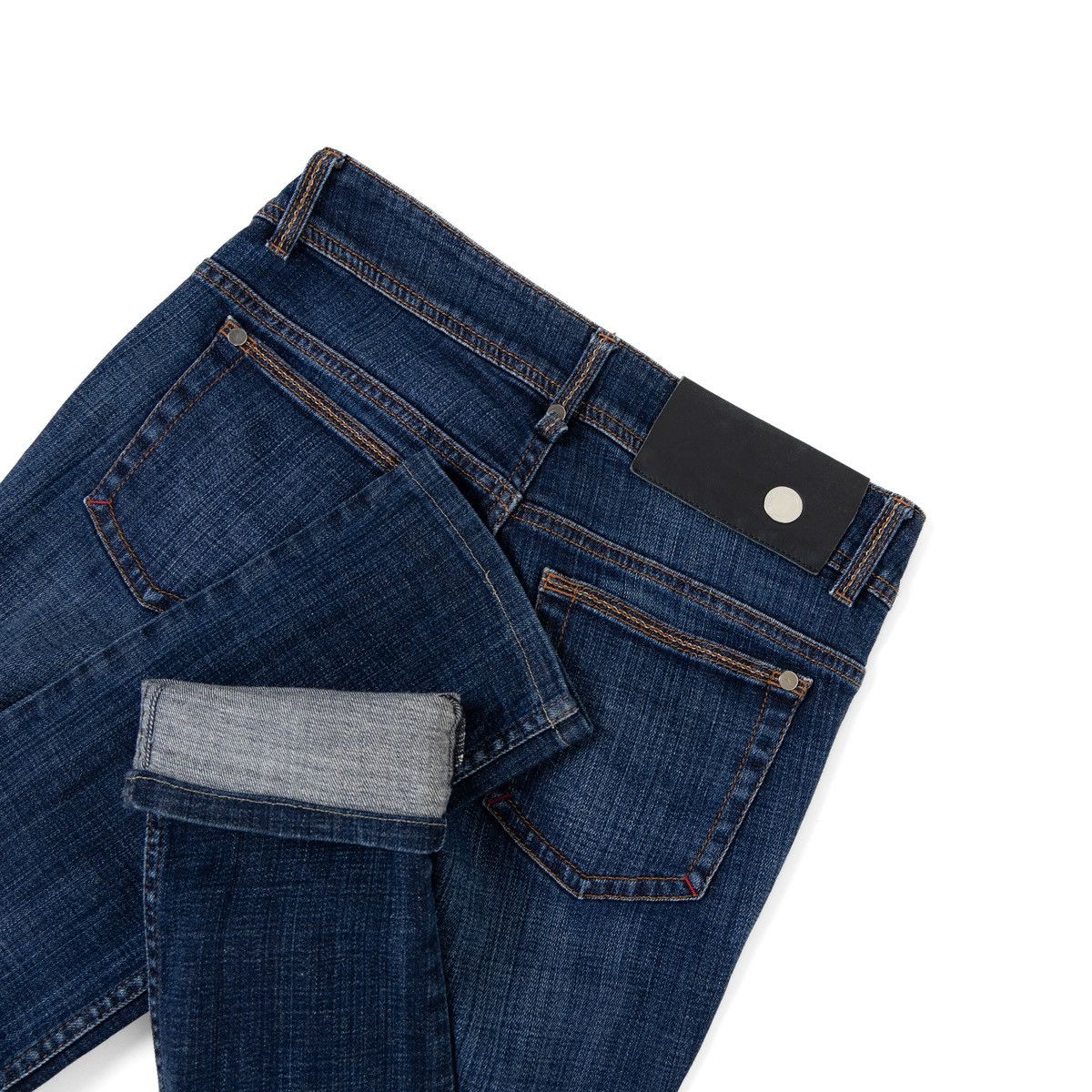 Other High Couture Womens Jeans Blue Slim Fit Button Detail Denim Size 27" / US 4 / IT 40 - 4 Thumbnail