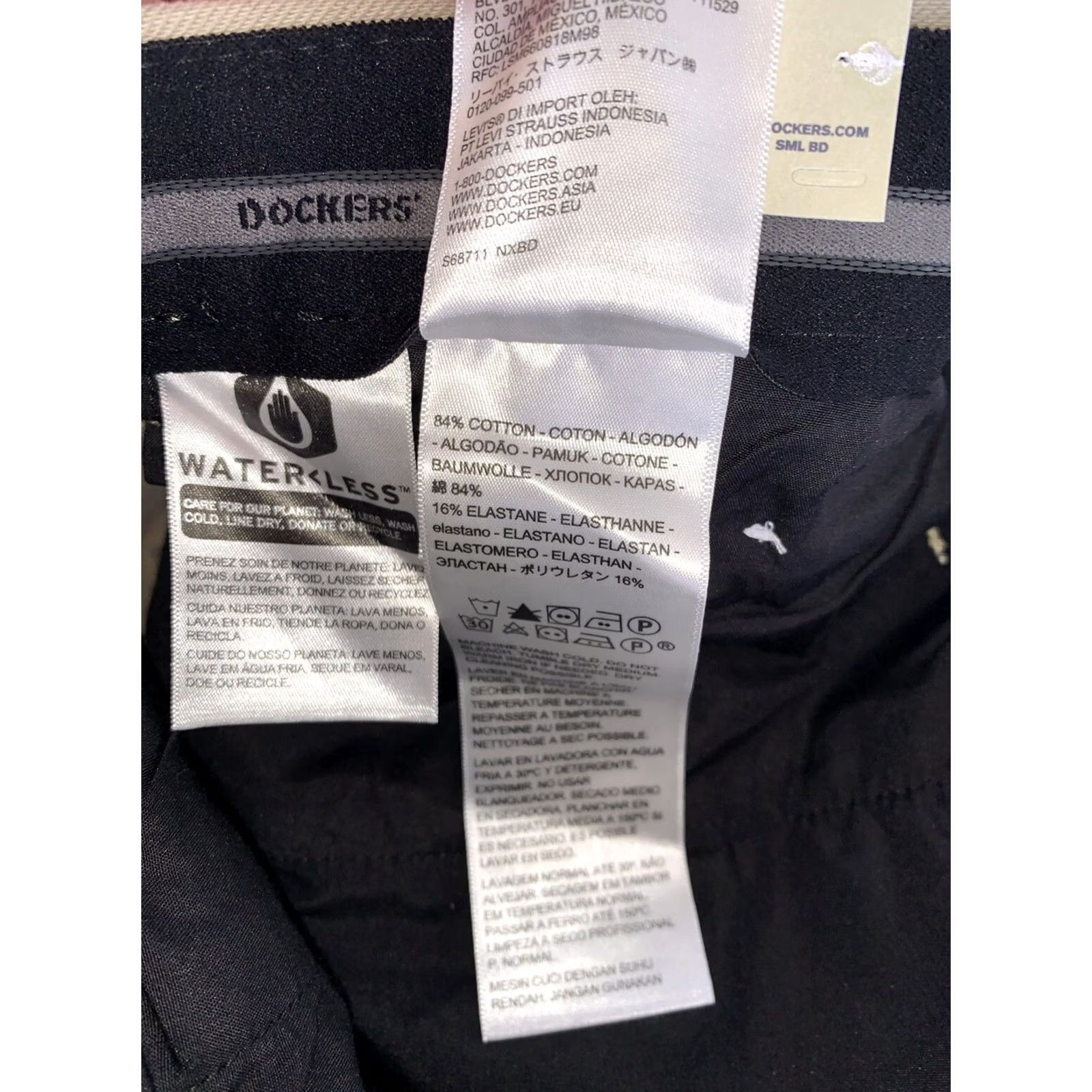 Dockers DOCKERS Khakis Pants 36x34 Beige Cotton Blend Knit Straight Fit Men's Regular Inseam 34 NWT-12429 Size US 36 / EU 52 - 7 Thumbnail