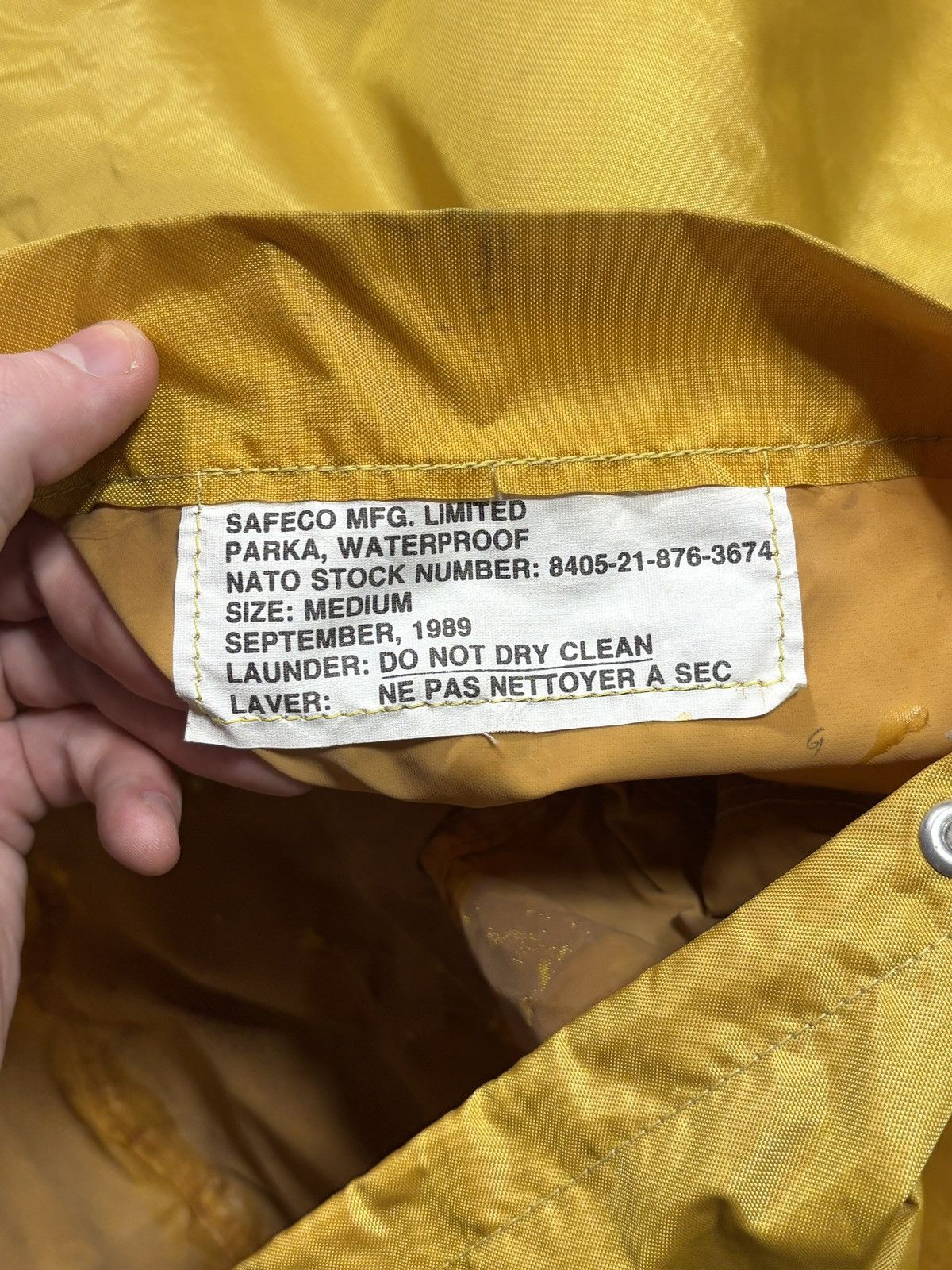 Vintage Vintage Anorak Smock Rain Safeco Foul Weather Military Zip Size US M / EU 48-50 / 2 - 5 Thumbnail
