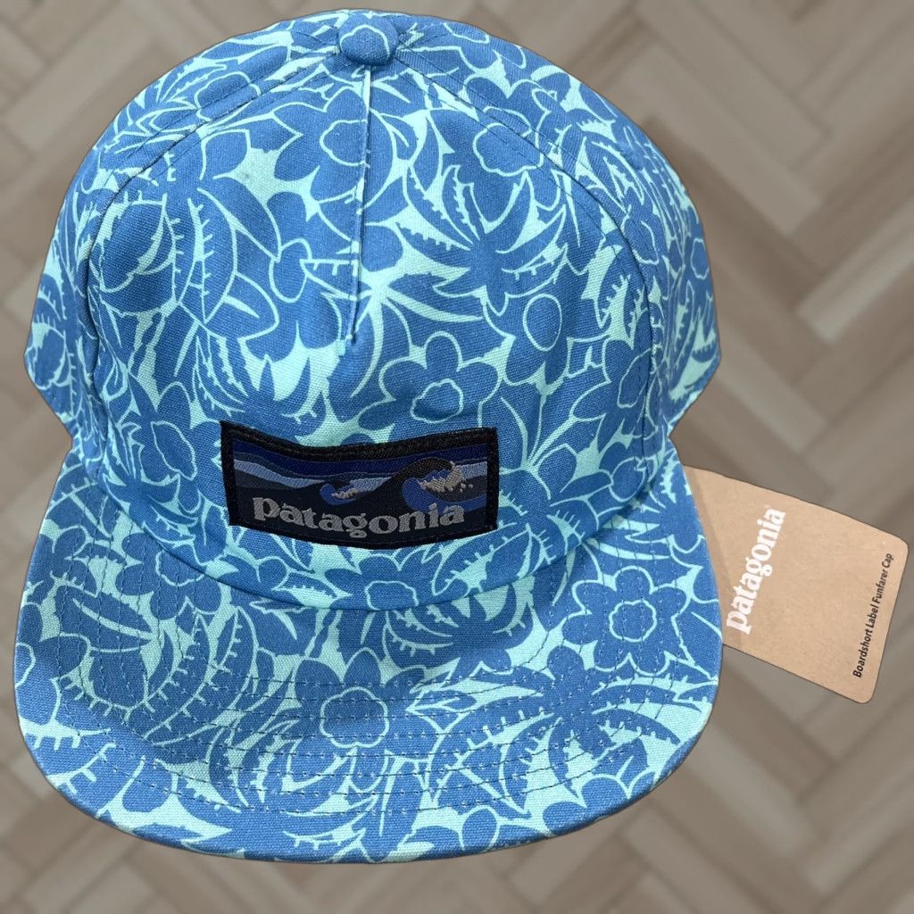 Patagonia Patagonia Cap 5 Panel Unisex Adults One Size Black NWT Funfarer Boardshort Label Funfarer Cap Adjustable Blue Size ONE SIZE - 1 Thumbnail