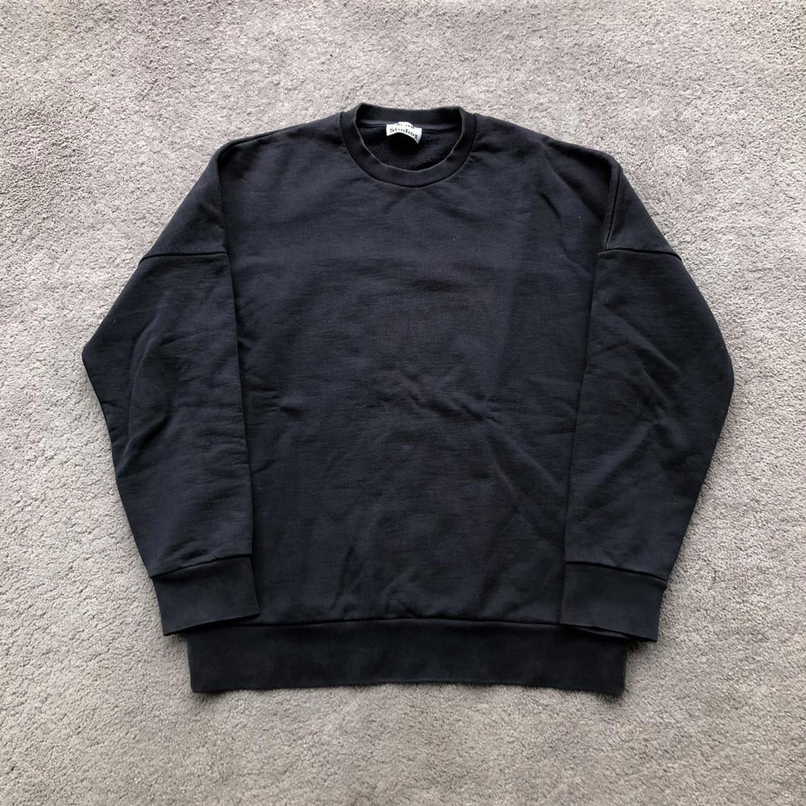 Acne Studios Acne Studios Font Crewneck Jumpepor Sweatshirt Size US S / EU 44-46 / 1 - 1 Thumbnail