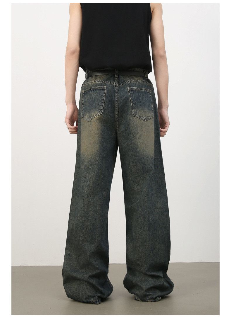 Vintage Distressed vintage men's washed loose straight leg jeans Size US 32 / EU 48 - 6 Thumbnail