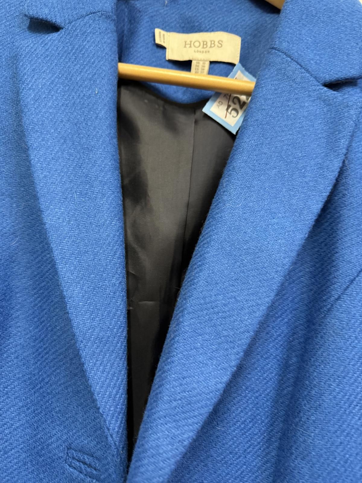 Other Hobbs Blue Tailored Wool Blazer UK Size 10 Size M / US 6-8 / IT 42-44 - 3 Thumbnail