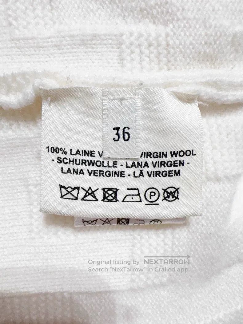 Hermes Hermes White Logo Embossed Sweater Size XS / US 0-2 / IT 36-38 - 4 Thumbnail