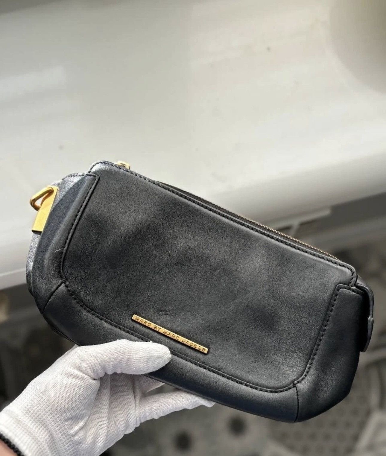 Marc by Marc Jacobs Marc Jacobs women's clutch 100% leather blue one size Size ONE SIZE - 2 Thumbnail