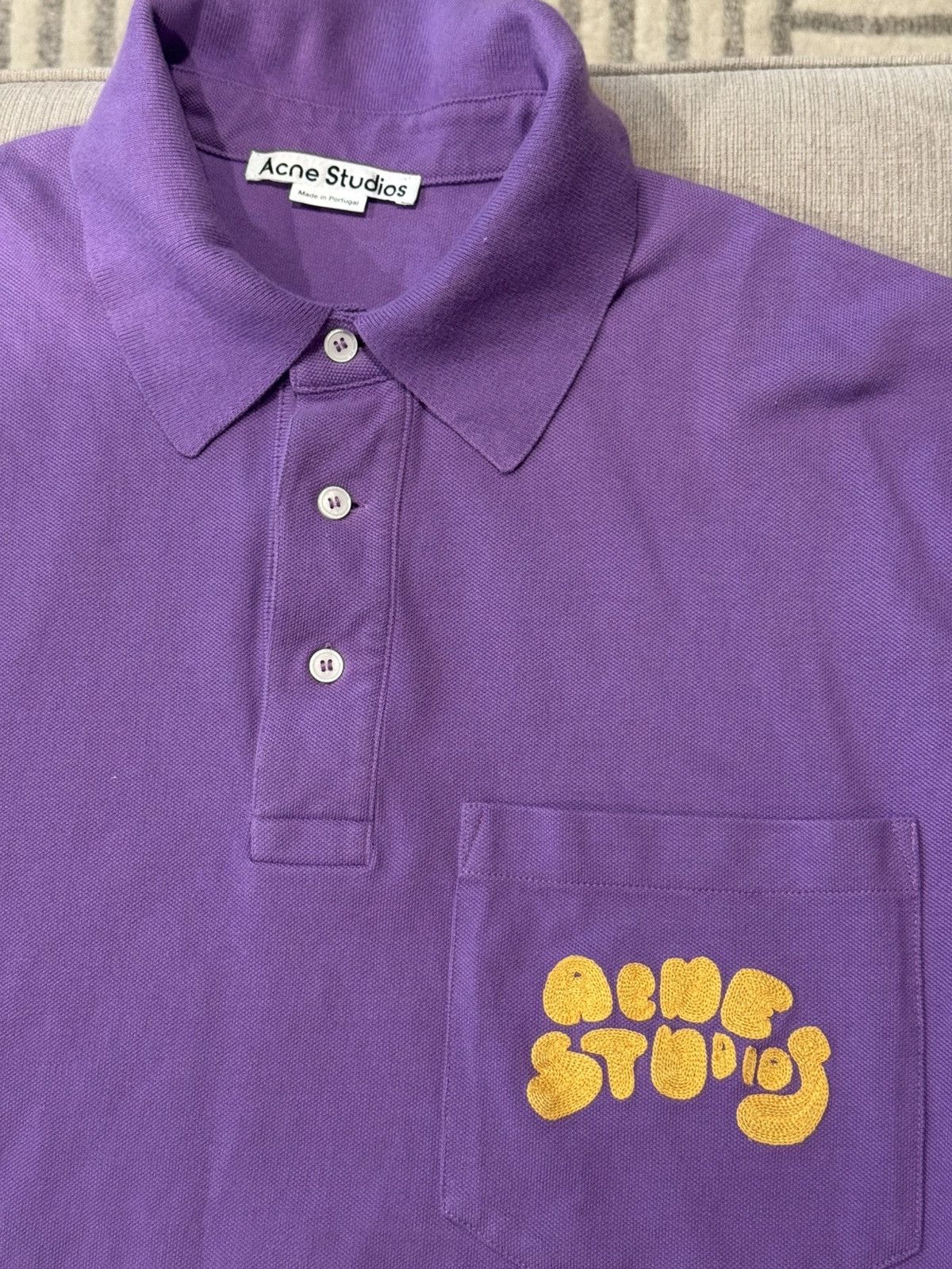 Acne Studios Acne Studios Polo T-shirt Size US L / EU 52-54 / 3 - 2 Thumbnail