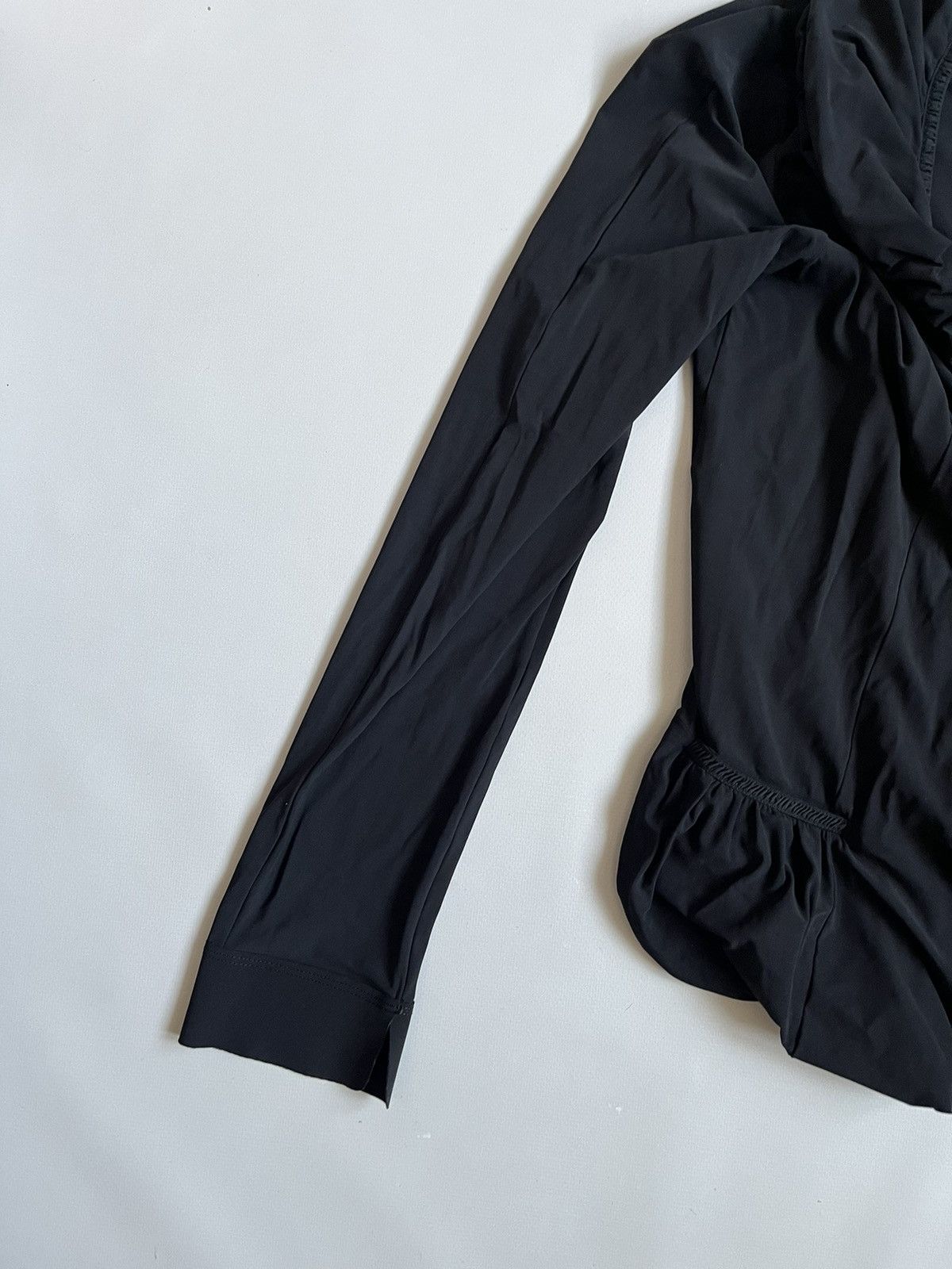 Marithe + Francois Girbaud Marithe Francois Girbaud MFG Women Black Polyamide Blouse Size M / US 6-8 / IT 42-44 - 7 Thumbnail