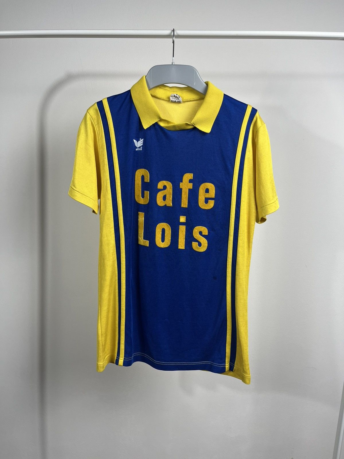 Erima × Vintage Vintage Erima Jersey Made in West Germany Cafe Lois Number 4 Size US S / EU 44-46 / 1 - 1 Thumbnail