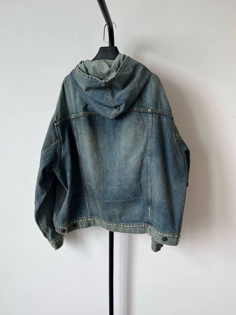 Balenciaga Balenciaga balenciaga blue denim hooded jacket -2507 Size US S / EU 44-46 / 1 - 2 Thumbnail