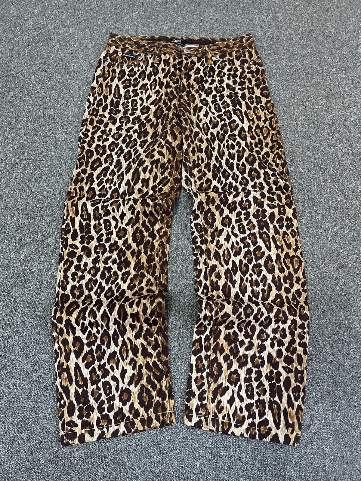 Dolce & Gabbana Rare🔥 Dolce & Gabbana Leopard Printed Pants Size US 29 - 1 Thumbnail