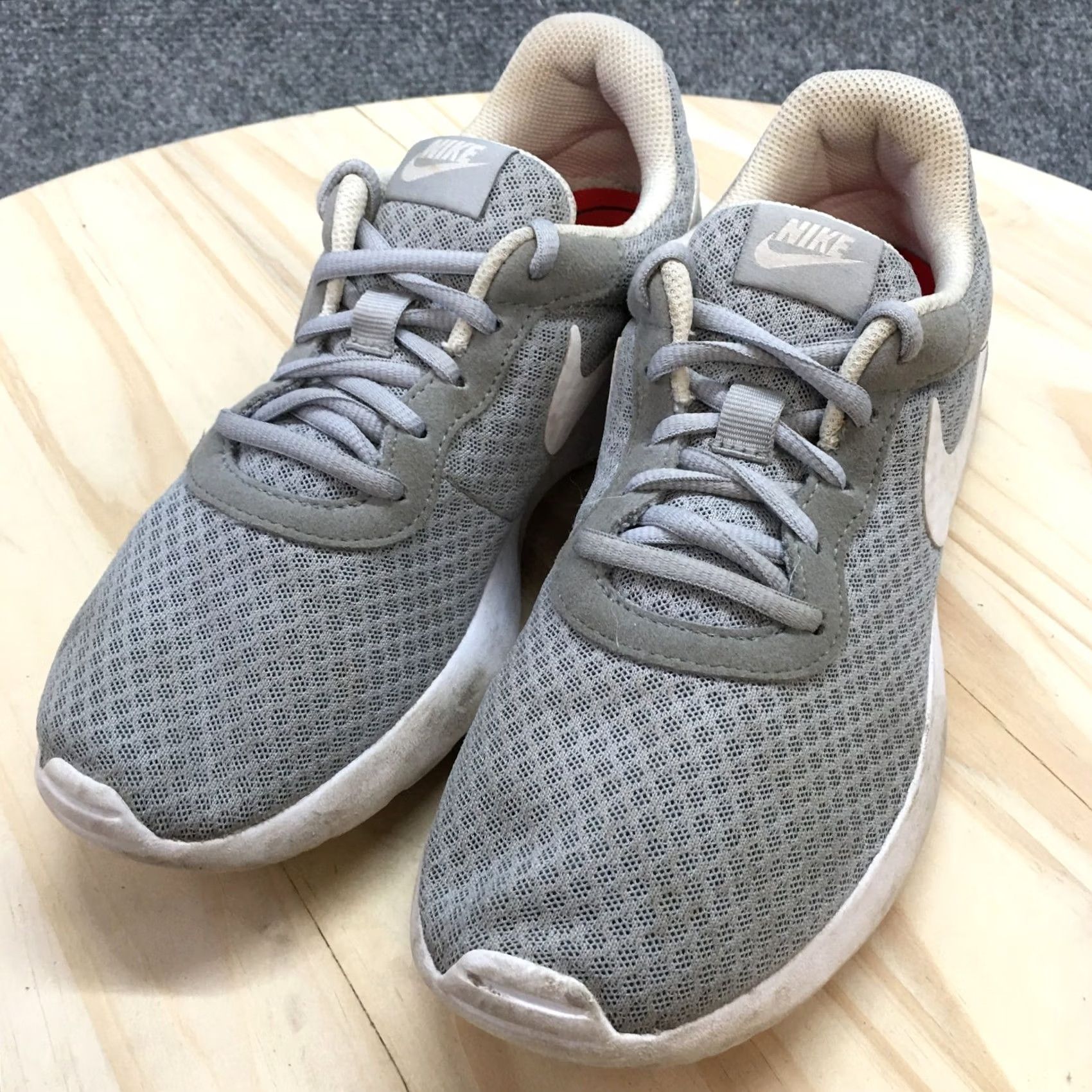 Nike Nike Tanjun Sneaker Womens 7.5 Gray Casual Athletic Lace Up - Shoes Size US 8 / IT 38 - 6 Thumbnail